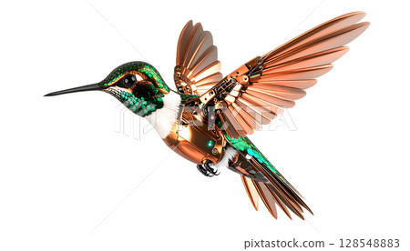 Mechanical Hummingbird Robotic Technology Concept 128548883