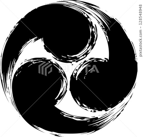 巴水墨畫插圖 128548948