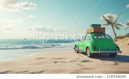 Beautiful Sand Beach 128549090