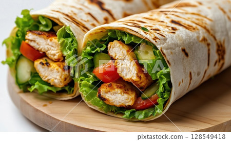 Delicious Options For Wraps 128549418