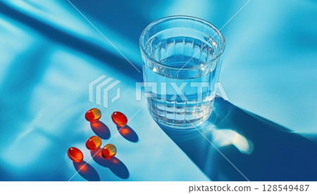 Dynamic Composition Of Ribbed Glass 128549487