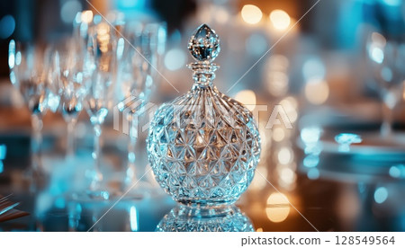 Elegant Wedding Decor Featuring Flowers 128549564