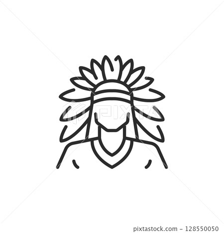 Tribal Chief Icon Tribal Chief Icon 128550050