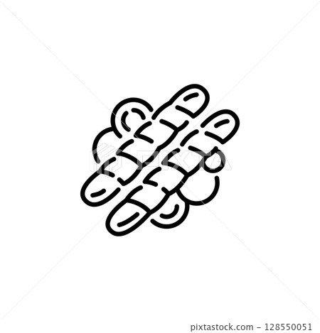 Kebab Skewer Icon 128550051