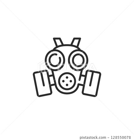 Gas Mask Icon Gas Mask Icon 128550078