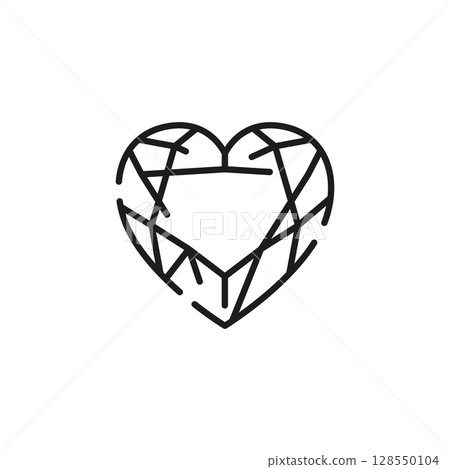 Heart Gem Icon 128550104