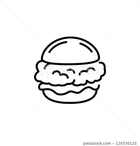 Chicken Burger Icon 128550128