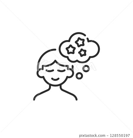Dreaming Boy Icon Dreaming Boy Icon 128550197