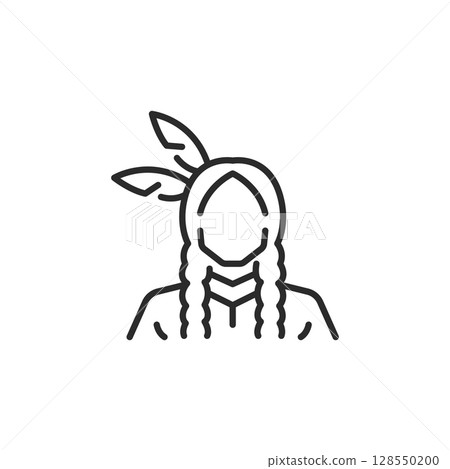 Tribal Woman Icon Tribal Woman Icon 128550200