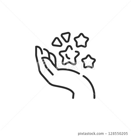 Magic Hand Icon Magic Hand Icon 128550205