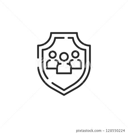 Community Protection Icon Community Protection Icon 128550224