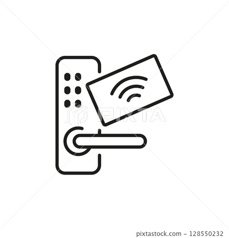 Smart Lock Icon 128550232