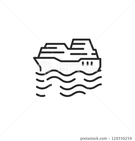 Cruiseship Icon Cruiseship Icon 128550259
