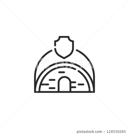 Safety Shelter Icon 128550265