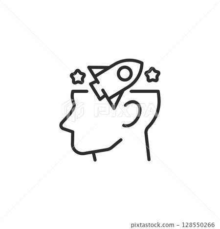 Rocket Mind Icon 128550266