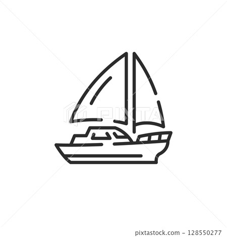 Sailboat Icon 128550277