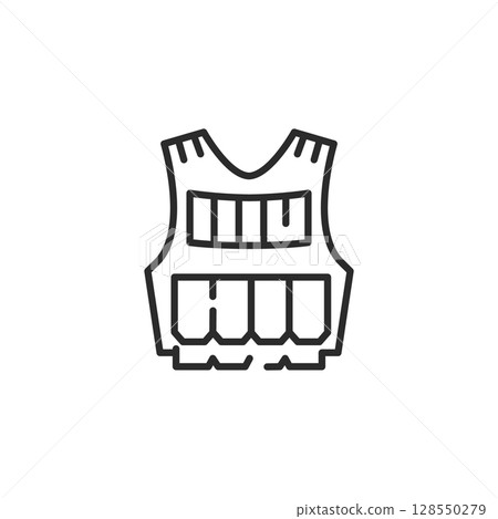 Bulletproof Vest Icon Bulletproof Vest Icon 128550279
