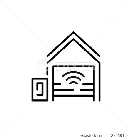 Smart Garage Icon Smart Garage Icon 128550304