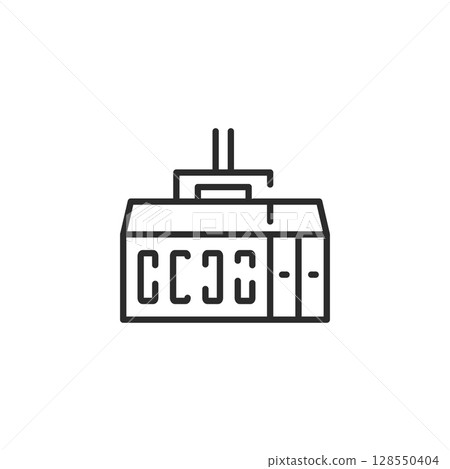 Shipping Container Icon Shipping Container Icon 128550404