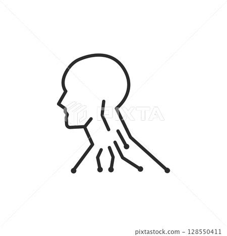 Robot Head Icon 128550411