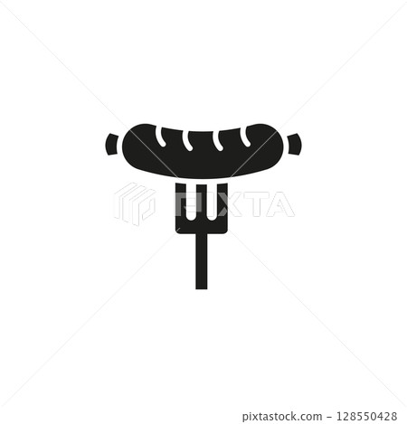 Grilled Sausage Icon Grilled Sausage Icon 128550428
