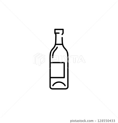 Wine Bottle Icon 128550433