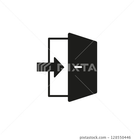 Emergency Exit icon 128550446