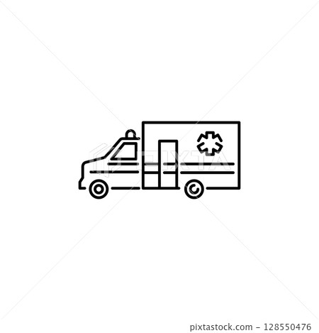 Ambulance Icon 128550476
