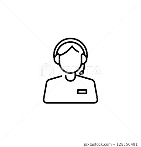 Support operator icon 128550491