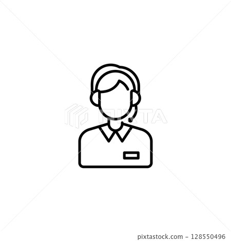 Support Agent Icon 128550496