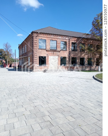 Beslan School Memorial in North Ossetia - solemn monument honoring victims of 2004 terrorist attack 128550977