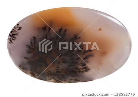 Macro mineral stone Moss Agate, Agata muschiataan Macro mineral stone Moss Agate, Agata muschiataan 128552770