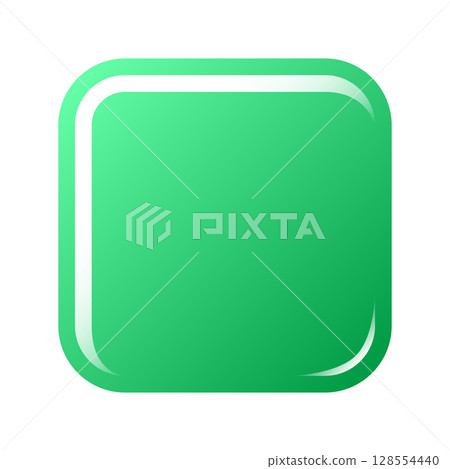 Square green UI button_05 128554440