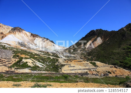 北海道惠山火山口平原的風景 北海道惠山火山口平原的風景 128554517