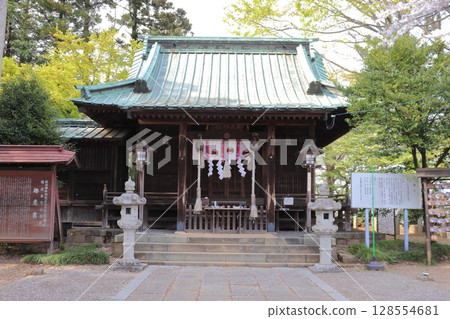 Main hall of Nitta Shrine at the site of Kanayama Castle (Ota City, Gunma Prefecture) 128554681