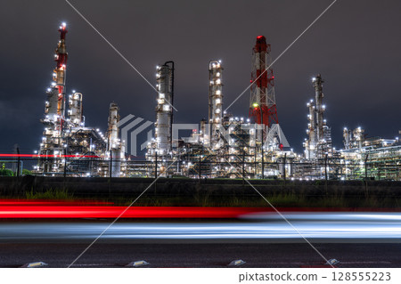 《Ibaraki Prefecture》 Kashima Seaside Industrial Zone / Factory Night View 《Ibaraki Prefecture》 Kashima Seaside Industrial Zone / Factory Night View 128555223