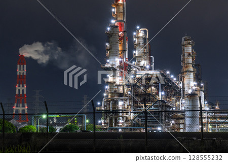 《Ibaraki Prefecture》 Kashima Seaside Industrial Zone / Factory Night View 《Ibaraki Prefecture》 Kashima Seaside Industrial Zone / Factory Night View 128555232