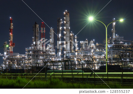《Ibaraki Prefecture》 Kashima Seaside Industrial Zone / Factory Night View 《Ibaraki Prefecture》 Kashima Seaside Industrial Zone / Factory Night View 128555237