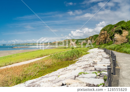 千葉縣：屏風浦、夏日藍天 128555820