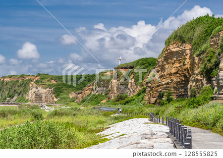 千葉縣：屏風浦、夏日藍天 128555825