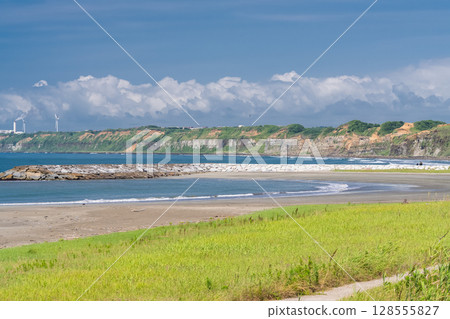千葉縣：屏風浦、夏日藍天 128555827