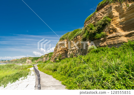 千葉縣：屏風浦、夏日藍天 128555831