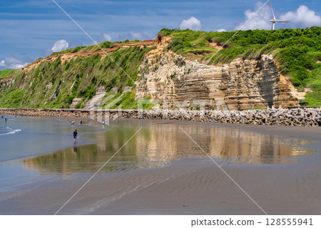 千葉縣：屏風浦、夏日藍天 128555941