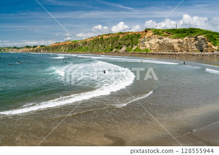 千葉縣：屏風浦、夏日藍天 128555944