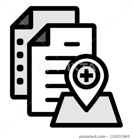 插圖圖示素材：醫療文件270 128555965
