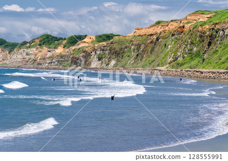 千葉縣：屏風浦、夏日藍天 128555991
