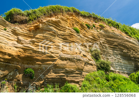 千葉縣：屏風浦、夏日藍天 128556068