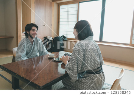 ryokan, japanese inn, Hotspring 128558245