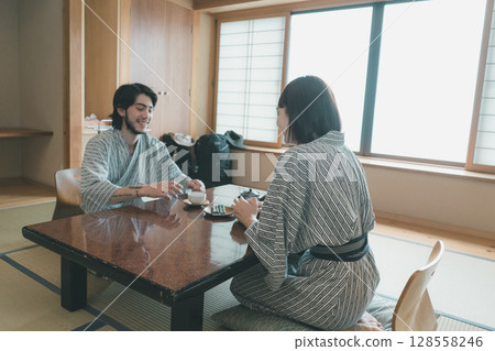 ryokan, japanese inn, Hotspring 128558246