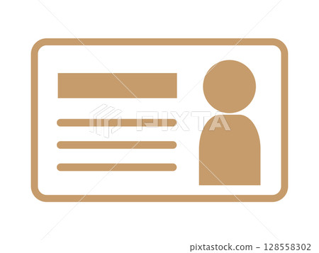 Identification document icon Identification document icon 128558302